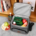 16L Big Capacity Leak Proof Lunch Bag Thermal Large Picnic Cool and Warm Insulated Pack Outdoor Food and Beverage Storage Shoulder Bag