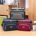 16L Big Capacity Leak Proof Lunch Bag Thermal Large Picnic Cool and Warm Insulated Pack Outdoor Food and Beverage Storage Shoulder Bag