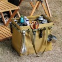 Foldable Camping Bag Portable Travel Storage Bag Carry On Luggage Bag Cookware Carry Bag for Ice fishing Hiking Backpacking