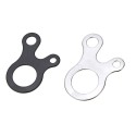 3 Holes Stainless Steel Outdoor Equipment Fast Knot Tool