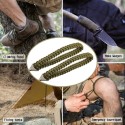 27 Inch 11 Teeth Pocket Chainsaw with Paracord Handle Hand Chain Saw Outdoor Emergency Survival Gear for Camping Hiking Backpacking Wood Tree Cutting