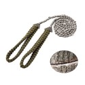 27 Inch 11 Teeth Pocket Chainsaw with Paracord Handle Hand Chain Saw Outdoor Emergency Survival Gear for Camping Hiking Backpacking Wood Tree Cutting