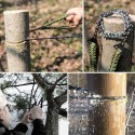 27 Inch 11 Teeth Pocket Chainsaw with Paracord Handle Hand Chain Saw Outdoor Emergency Survival Gear for Camping Hiking Backpacking Wood Tree Cutting