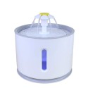 2.4L Automatic Pet Cat Water Fountain with LED Electric USB Dog Cats Pets Mute Drinker Feeder Bowl Pet Drinking Fountain Dispenser
