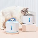 2.4L Automatic Pet Water Fountain with LED Electric USB Dog Cats Pets Mute Drinker Feeder Bowl Pet Drinking Fountain Dispenser