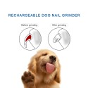 Rechargeable Pet Dog Nail Grinders USB Charging Pet Nail Clippers for Dog Cat Paws Nail Grooming Trimmer Tools