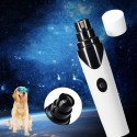 Rechargeable Pet Dog Nail Grinders USB Charging Pet Nail Clippers for Dog Cat Paws Nail Grooming Trimmer Tools