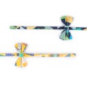 Cloth Art Cat Dog Pet Collar with Matching Leash Lovely Hauling Cable Collar Leads Collars Traction Belt Suit
