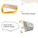 Dog Pet Mask Muzzle Adjustable Strap Anti Fog Anti-gas Anti Dust Secondhand Smoke  3 PCS