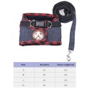 Dog Harness Dog Leash Set Pet Harness and Leash for Walking