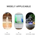 25W 1600L/H Submersible Water Pump Mini Fountain Pump with Power Cord Ultra Quiet Waterproof Water Pump for Aquarium Fish Tank Pond Water Gardens Hydroponic Systems with Nozzles