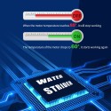 25W 1600L/H Submersible Water Pump Mini Fountain Pump with Power Cord Ultra Quiet Waterproof Water Pump for Aquarium Fish Tank Pond Water Gardens Hydroponic Systems with Nozzles