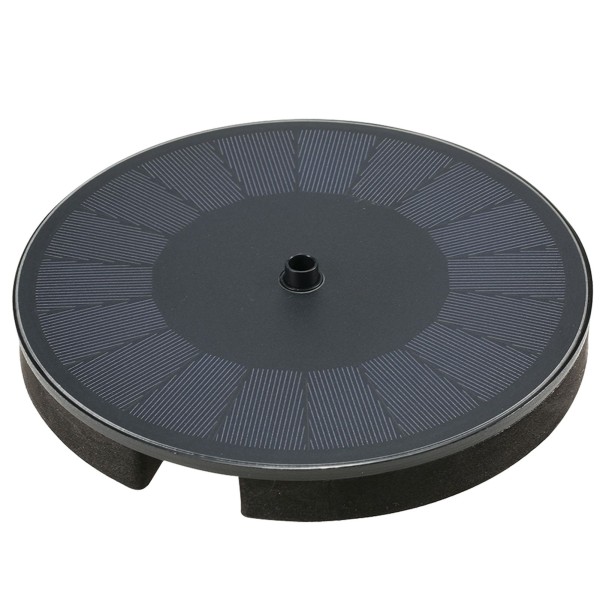 3.5W Solar Fountain Pump with 900mAh Battery Solar-power Fountain Free Standing Water Pump Floating Fountain with 7 Nozzles for Bird Bath Garden Pond