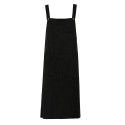 New Fashion Women Corduroy Vintage Dress Pocket Casual Strap Autumn Winter Loose Vest Overall Dress Black/Coffee