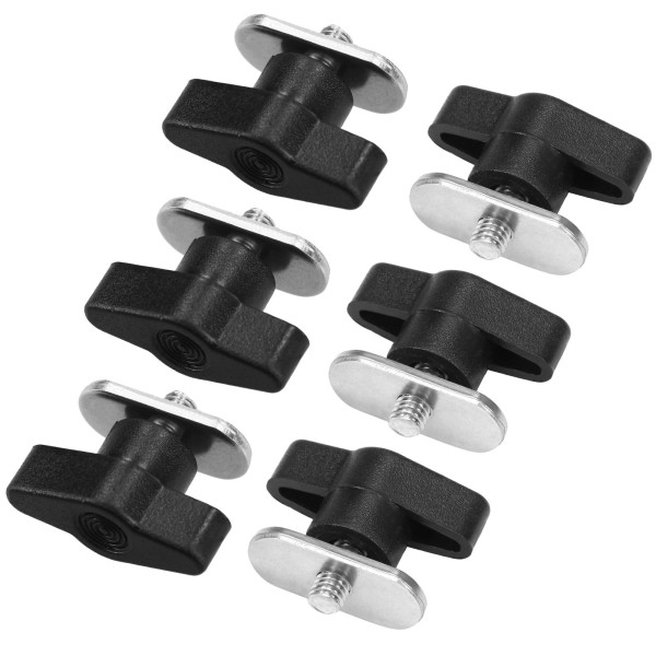 6 Sets Kayak Screws Nuts Hardware for Rail Canoe Kayak Track Mounting System Fishing Boat Accessories
