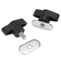 6 Sets Kayak Screws Nuts Hardware for Rail Canoe Kayak Track Mounting System Fishing Boat Accessories
