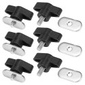 6 Sets Kayak Screws Nuts Hardware for Rail Canoe Kayak Track Mounting System Fishing Boat Accessories