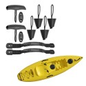 Kayak Carry Handles Drain Plugs Pull T-Handles Pad Eyes Kit for Kayak Canoe Boat