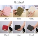 Fashion Women Wallet Zipper PU Leather Bifold Short Wallet Credit Card Coin Holder Mini Pocket Purse